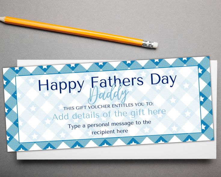 Instant Download Gift Certificates Printable Father #39 s Day Voucher Instant Download Gift Certificates Printable Father #39 s Day Voucher