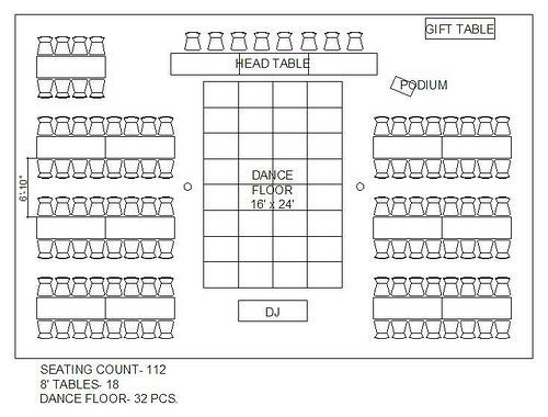 wedding reception seating chart