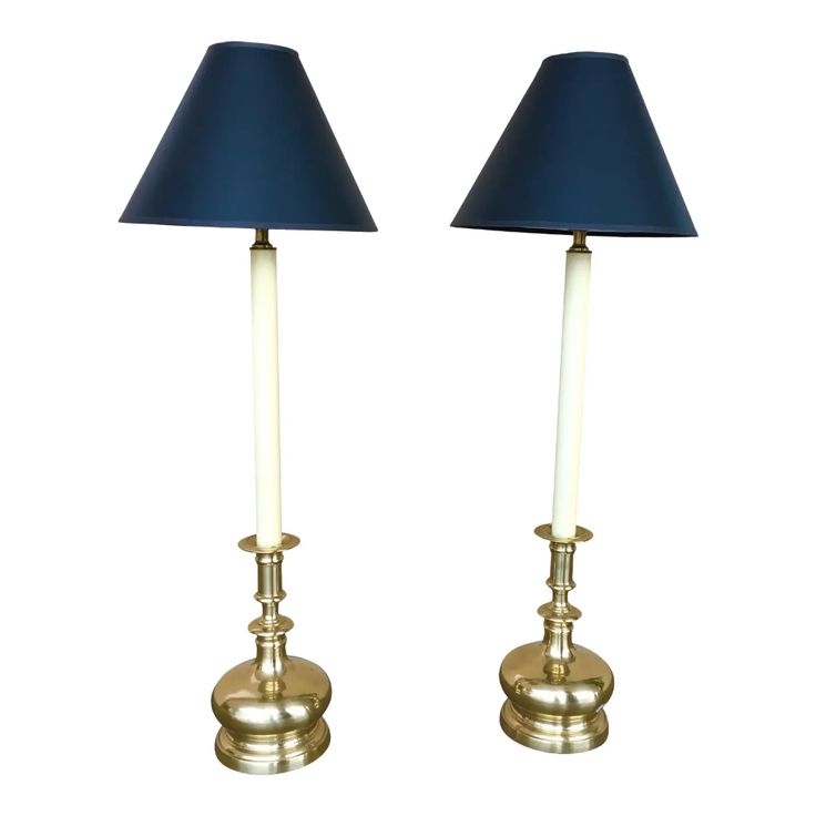 Tall Brass Stiffel Buffet Lamps A Pair Lamp Tall Brass Stiffel Buffet Lamps A, Vintage Brass Buffet Lamps