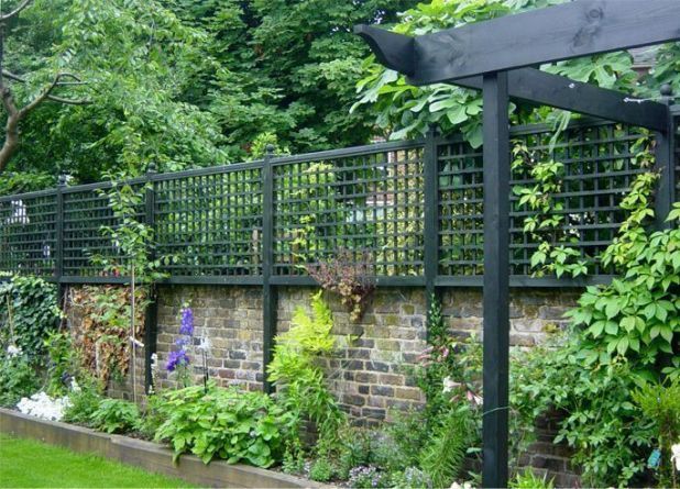 Contemporary Traditional Trellis Horizontal Tr Garden