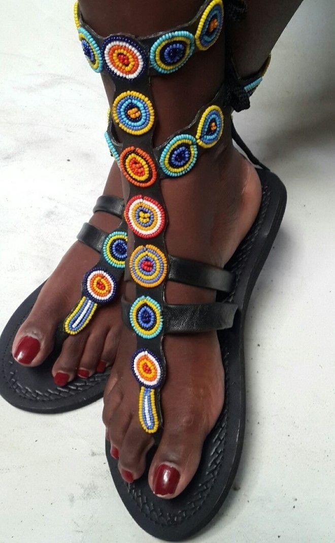 White beaded sandals African Beaded gladiator sandals,brown leather sandals,masai sandals for women,beaded sandals for women,gift for her