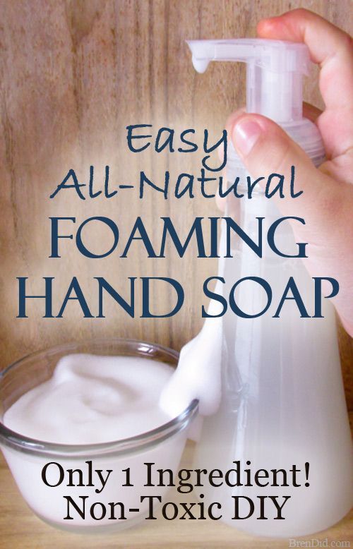 Easy All-Natural Foaming Hand Soap DIY for $0.50