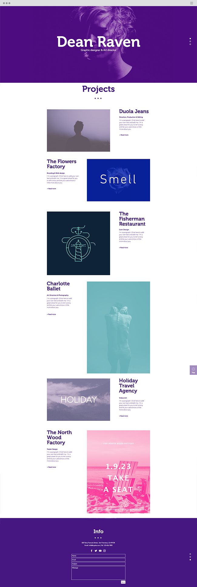 wix web template
