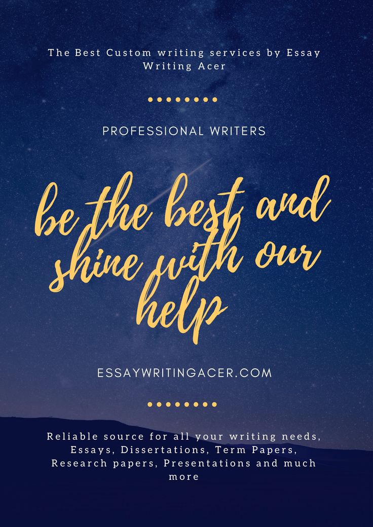 The best custom writing service
