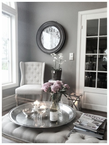 Love The Tray On A Tufted Ottoman For Sitting Room Home Love The Tray On A Tufted Ottoman For Sitting Room Home Decor Pinterest Living And