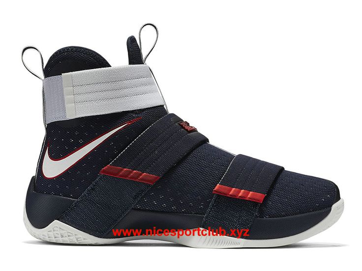 Chaussures Nike LeBron Soldier 10 SFG EP USA Prix Homme Pas Cher Obsidian/White-