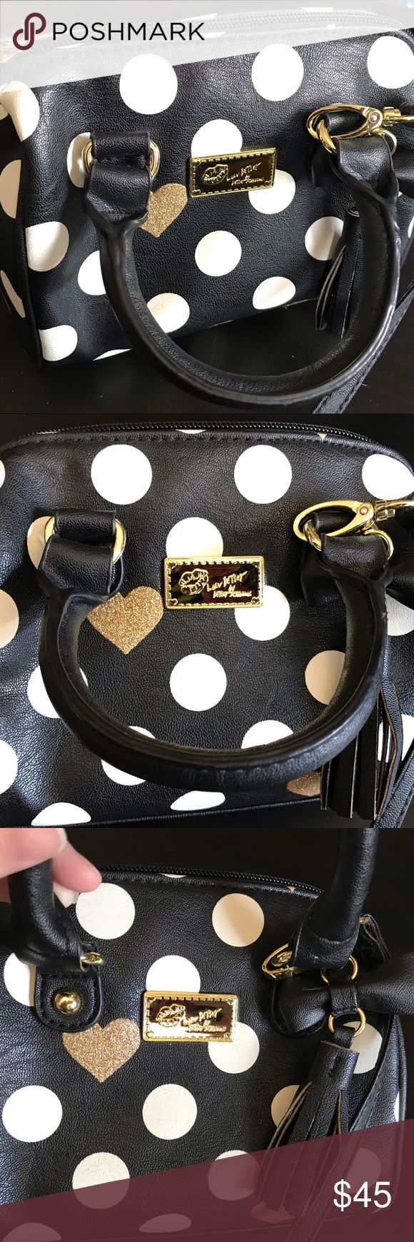 “Luv Betsey” polka dot purse in perfect condition Betsey Johnson “Luv Bets...