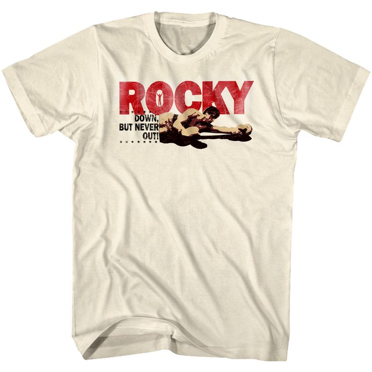 Rocky T-Shirt Distressed If He Dies He Dies Gray Heather Tee Rocky T-Shirt Distressed If He Dies He Dies Gray Heather Tee