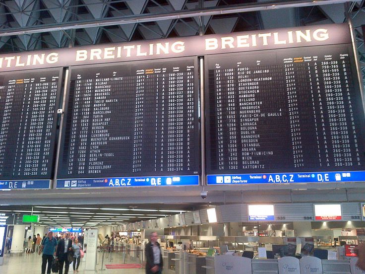 Frankfurt (FRA) Airport | Departure Board | Rock gifts, Departures