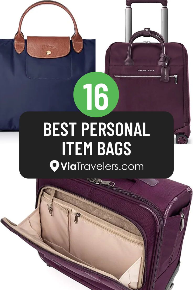 Best Personal Item Luggage 16 Best Personal Item Bags | Best travel bags, Best carry on luggage
