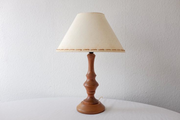 1960s Denmarkteak Wood Table Lamp Very Rare Vintage 1960s Denmarkteak Wood Table Lamp Very, Vintage Desk Lamp Shades