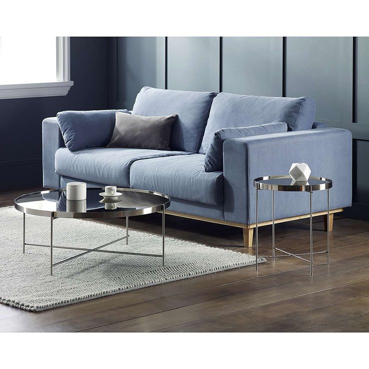 Oakland Circular Chrome Coffee Table Wohnzimmertische Couchtisch Quadratisch Oakland Circular Chrome Coffee Table, Oakland Circular Chrome Coffee Table