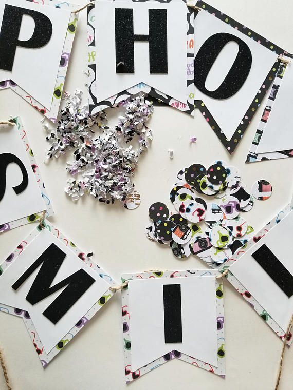 photo booth flag banner