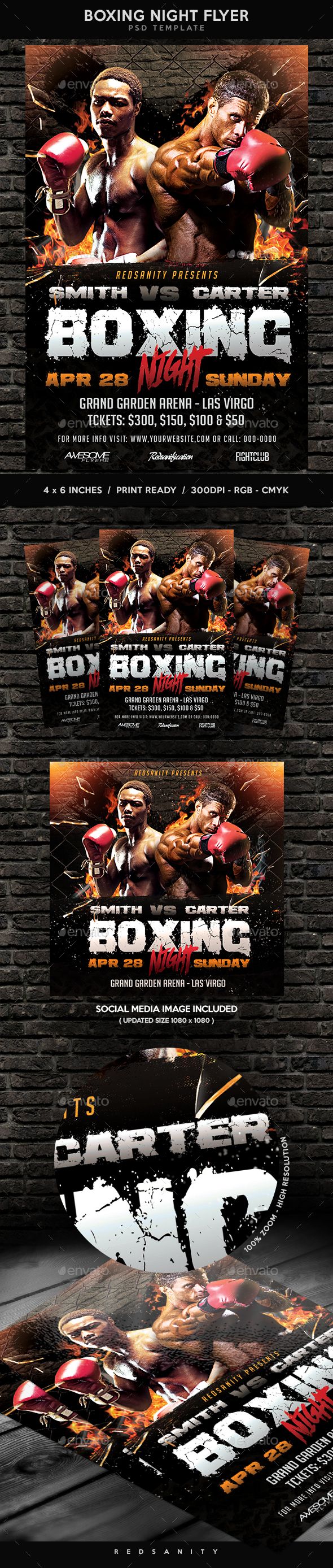 wrestling flyer template