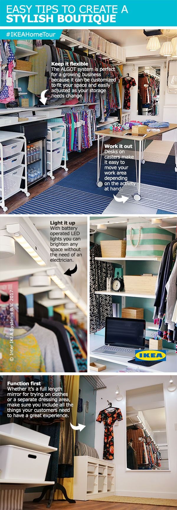Watch As The IKEA Home Tour Squad Turns A Cluttered Garage Into An Organized Retail Space For Mom Preneur And Her Family