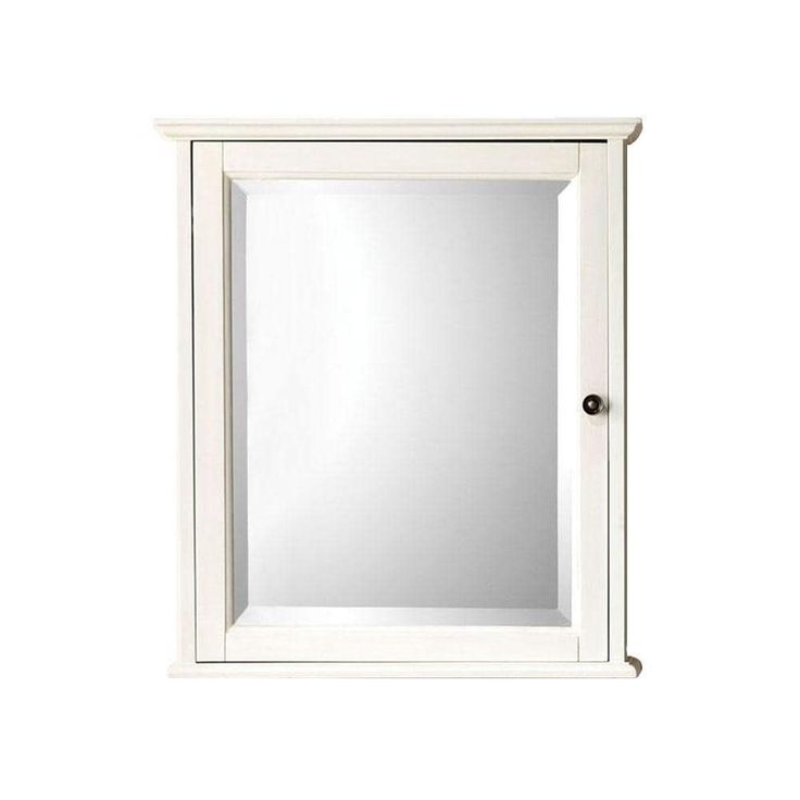 Home Decorators Collection Hamilton 23 3 4 In W X 27 H 8 D Framed Surface Mount Bathroom Medicine Cabinet Ivory 0567500410 The Depot 2021 Surface Mount Bathroom Medicine Cabinet, Bathroom Medicine Cabinets At Home Depot
