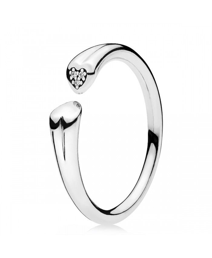 Pas Cher Pandora Bague Ouverte Deux Cœurs,Collection de bijoux ... Pas Cher Pandora Bague Ouverte Deux Cœurs,Collection de bijoux ...