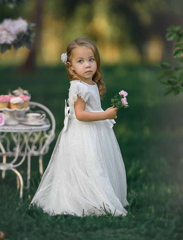 White Celebrations Frock Dollcake