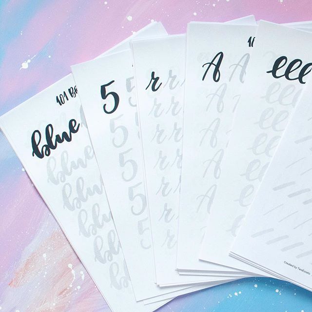 Did you purchase worksheets recently or got some free ones? What was missing? What would you love to see more of? What would your ideal hand lettering worksheets include? . . I’ll let you in on a secret, I’m working on some worksheets right now but I don’t want to just repeat what’s been done. So I’m coming to you, the #letteringnewbie for help, since afterall, they are for you. . . Ready. Set. Go...