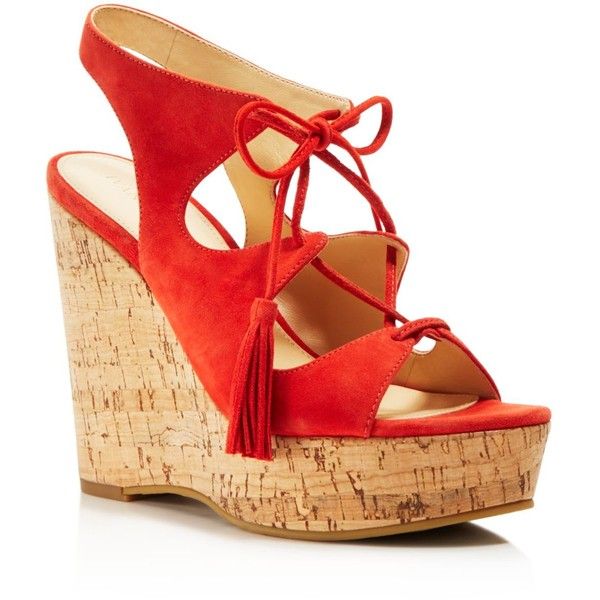 Best 25+ Red Wedge Heels Ideas On Pinterest Red Wedges, Wedge Ivanka Trump Zenia Lace Up Wedge Sandals ($140) ❤ liked on Polyvore featuring shoes - Best 25+ Red Wedge Heels Ideas On Pinterest Red Wedges, Wedge
