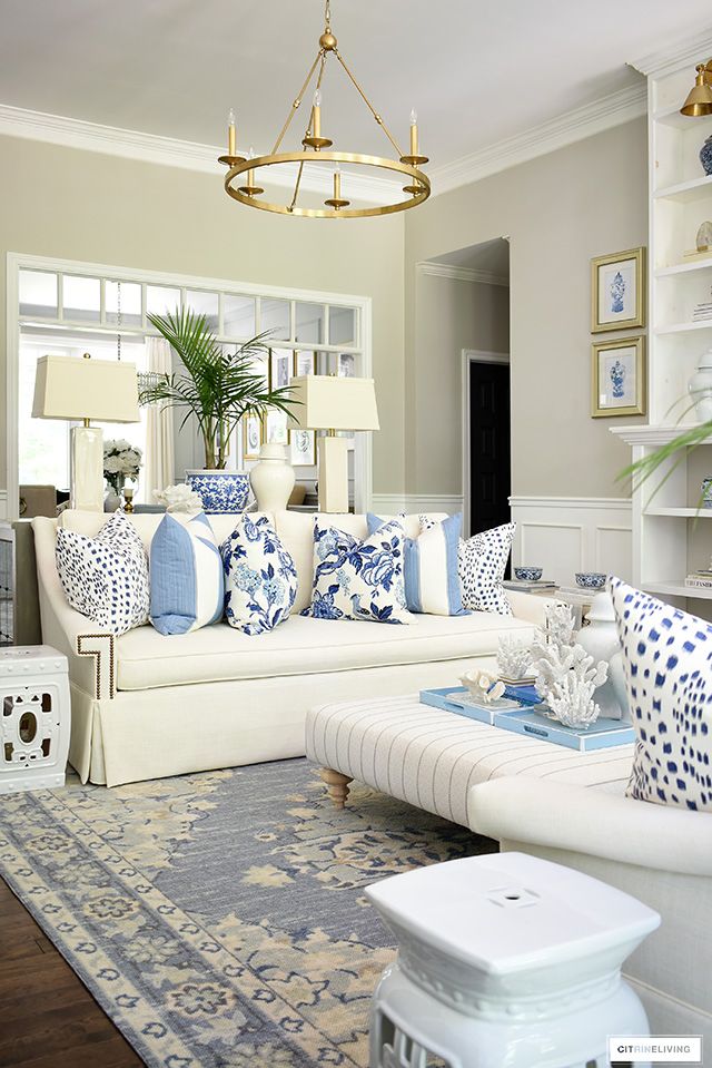 Coastal Chic Living Room, CITRINELIVING