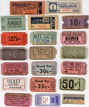 ticket sheets