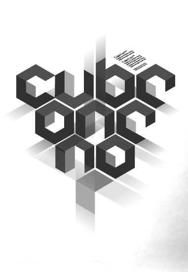 free font cube 02 hexagon design graphic design logo font for cover letter