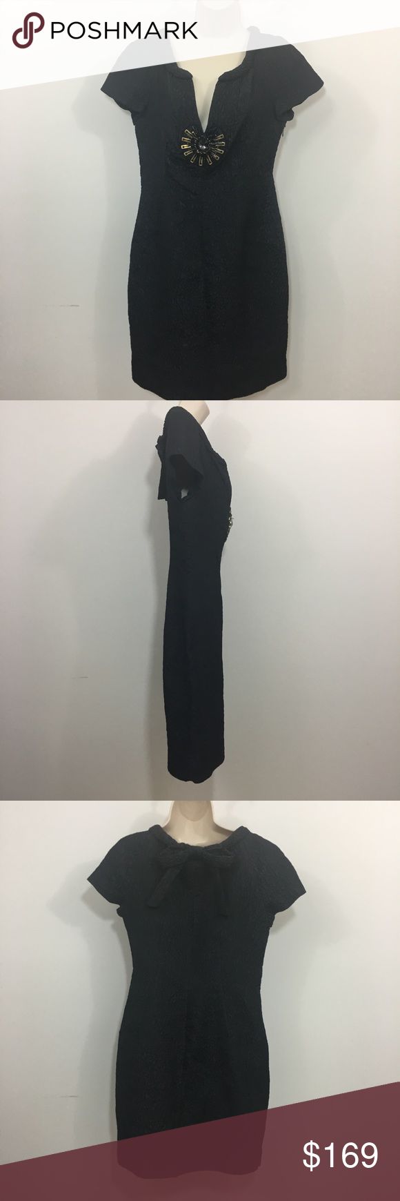 Moschino black textured crystal cocktail dress 10 Moschino black textured mini c… Moschino black textured crystal cocktail dress 10 Moschino black textured mini c…