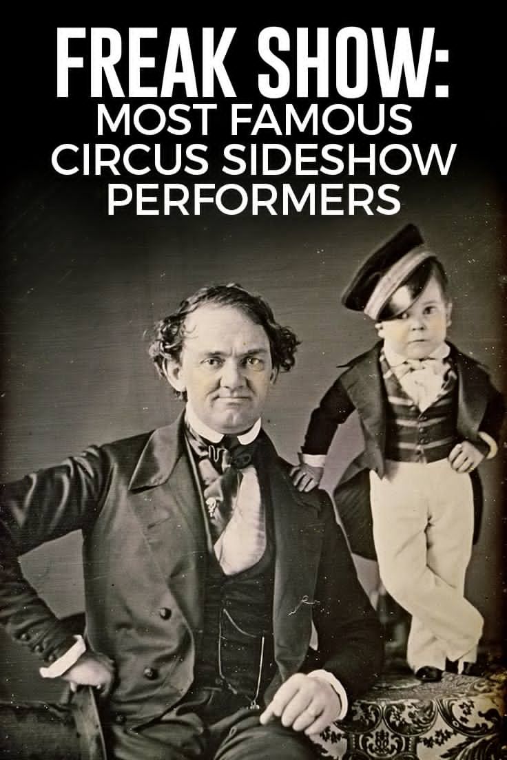 Vintage Photos From The Circus Reveal The Real Life, Behind the - 736x1104 - jpeg Circus Sideshow Freaks Vintage Photo Album