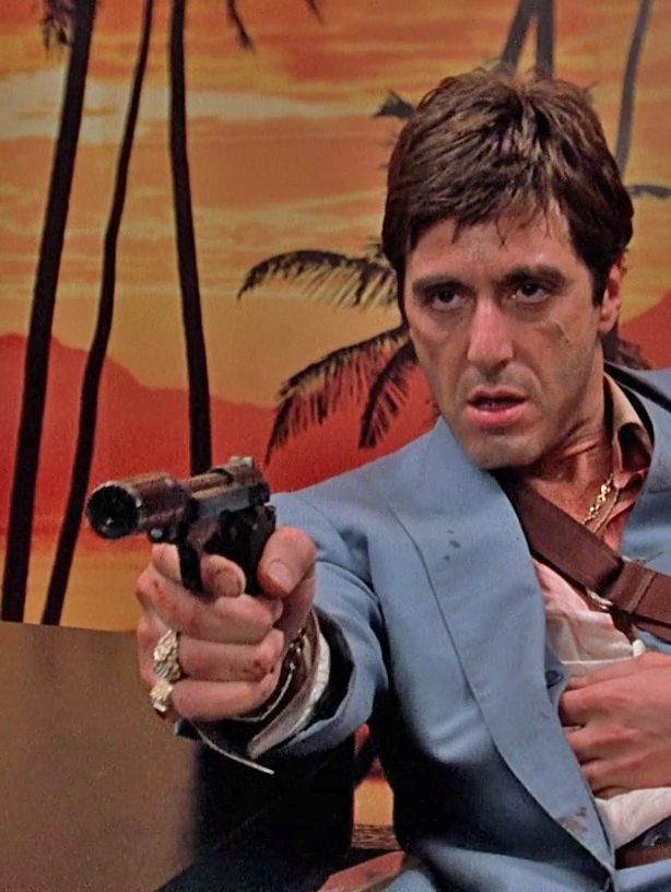 Al Pacino (Scarface) | Scarface movie, Gangster movies, Al pacino