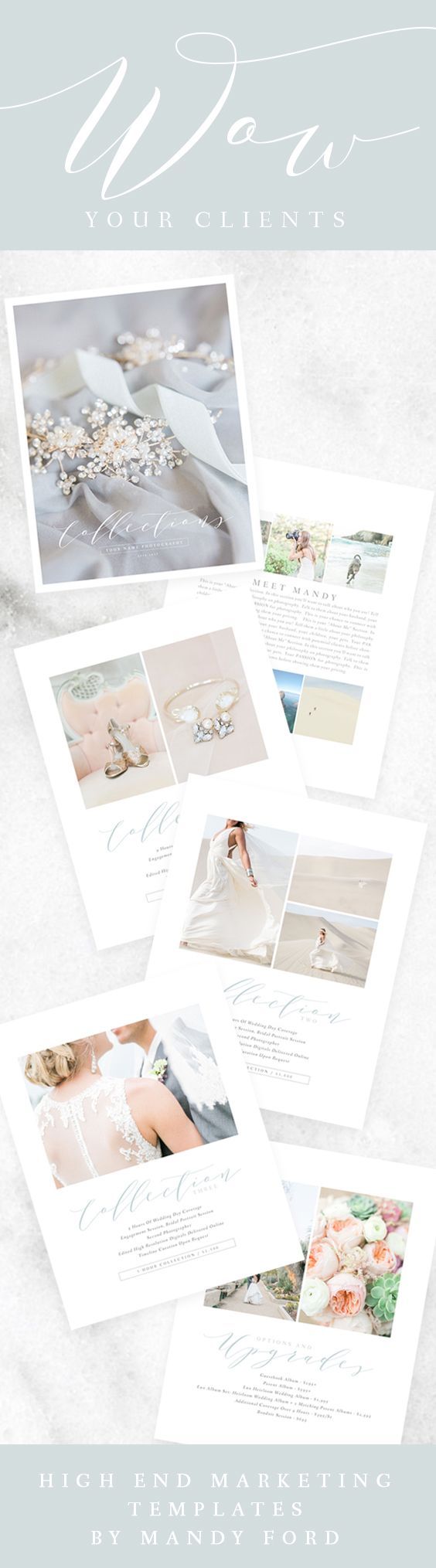Wedding Photography Price List Multi-Page Guide | Photographer Pricing Guide Template | Wedding Package Pricing | Price Templates For Photographers | Minimalist Pricing Templates