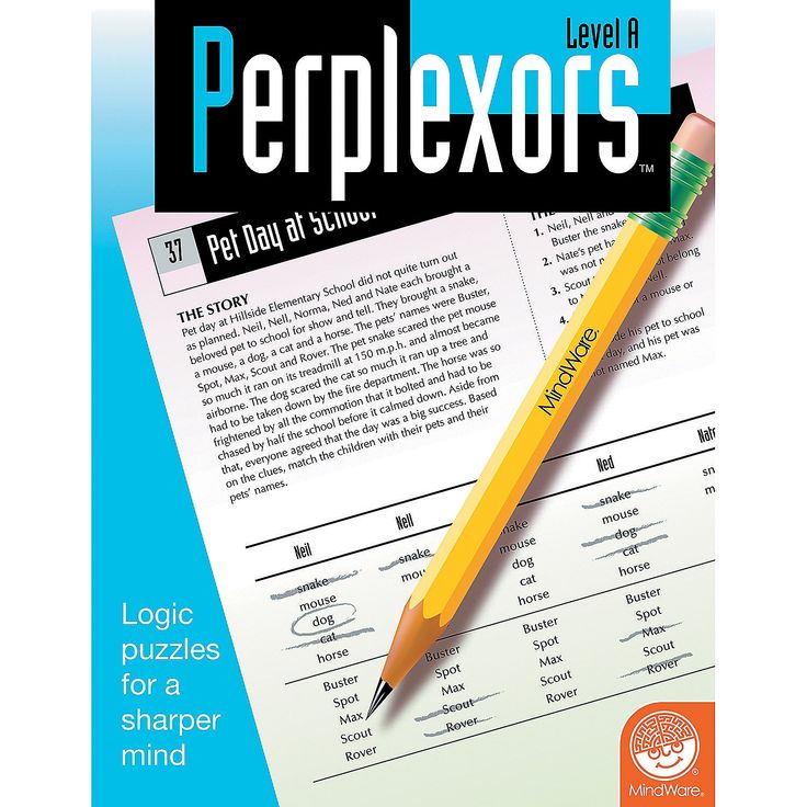 Perplexors Level A Logic puzzles, Brain teasers, Reasoning skills Perplexors Level A Logic puzzles, Brain teasers, Reasoning skills