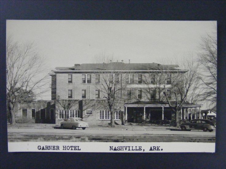19 Best Arkansas Postcards Images On Pinterest Photo Nashville Arkansas Ar Garner Hotel Vintage Real Photo Postcard Rppc 1950s