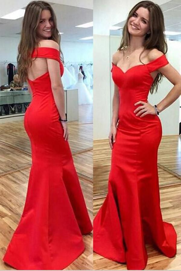 Mid Length Red Formal Dresses