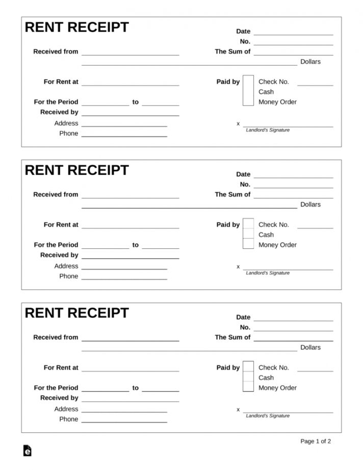 House Rent Receipt Format Receipt Template Invoice Template Word Word Template