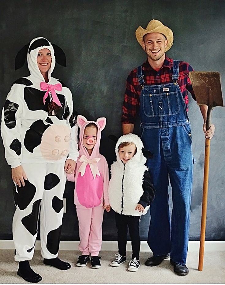 farm family halloween costume! halloween familycostume Family halloween costumes, Family