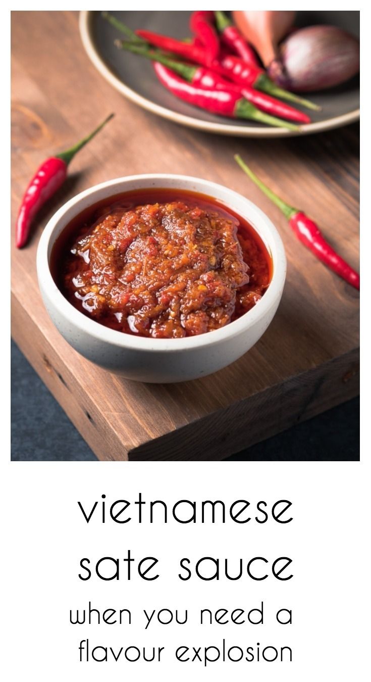 Vietnamese Sate Sauce Recipe Sate Sauce Delicious Healthy Recipes Sate Sauce Recipe