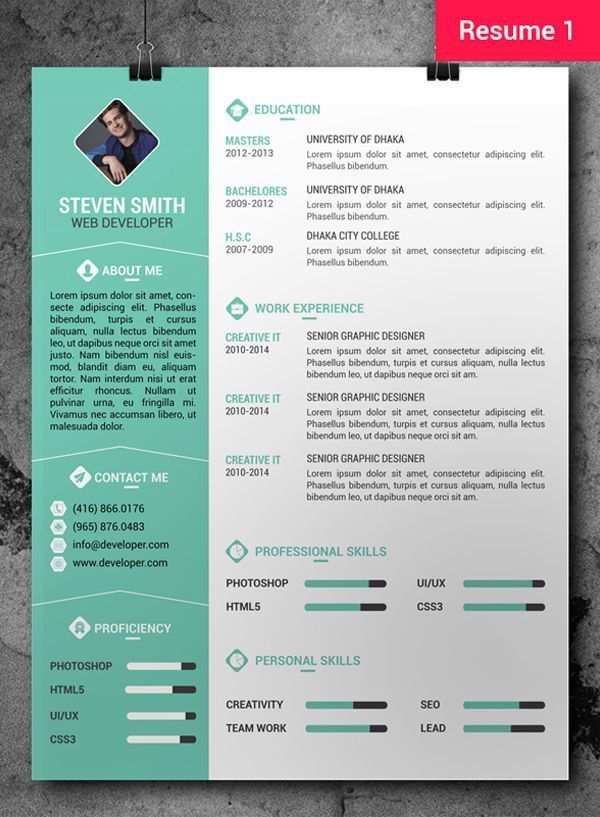 Professional Resume Template Cover Letter For MS Word Best CV