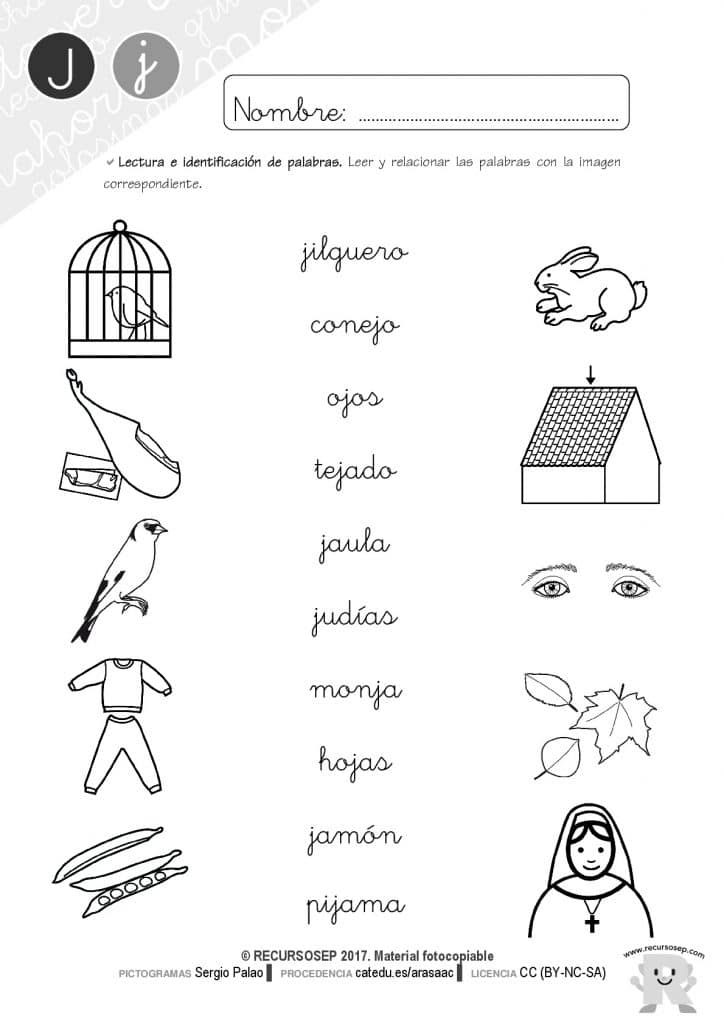 Taller De Lectoescritura Cuadernillo Letra J Cuaderno De Lectoescritura Actividades De Letras Lectoescritura