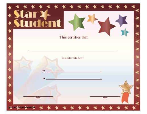 printable certificates for students