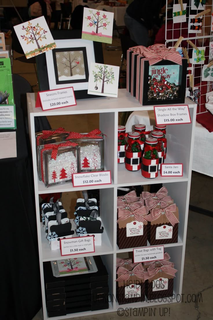 Christmas Craft Booth Ideas Part - 41: Stuck On Stampinu0027: Craft Bazaar Round-Up Ideas Galore. Another Idea Elaine Olds