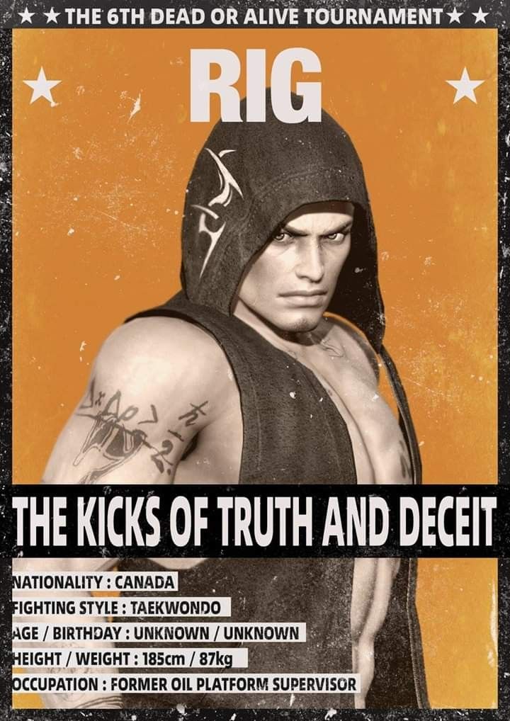 Doa6 Rig Card Dead Or Alive 5 The Time Is Now Fighting Games