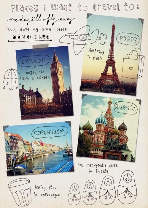 Places I Want To Travel Places I Want To Travel