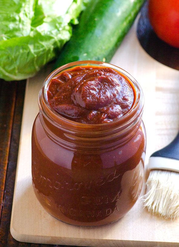 This Healthy BBQ Sauce Recipe contains simple ingredients you have on hand or can find at most stores. Ready in 20 minutes, low in sugar homemade BBQ sauce.