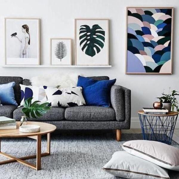 Living Room Inspiration How To Style A Grey Sofa In 2020 Couch Decor Couch Decor Grey Living Room, How To Decorate A Grey Sofa Living Room