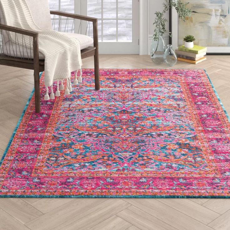 Knox Pink Area Rug & Reviews Joss & Main Pink area rug, Area rugs Knox Pink Area Rug & Reviews Joss & Main Pink area rug, Area rugs