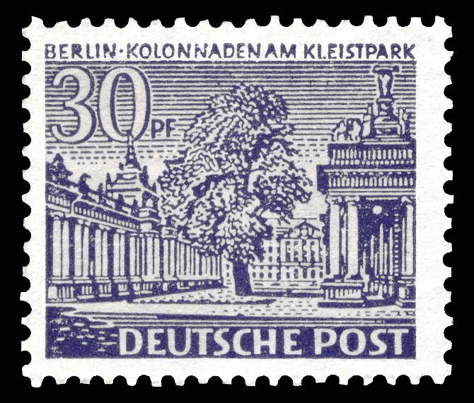DBPB 1949 Berliner Bauten Briefmarken der Deutschen Post