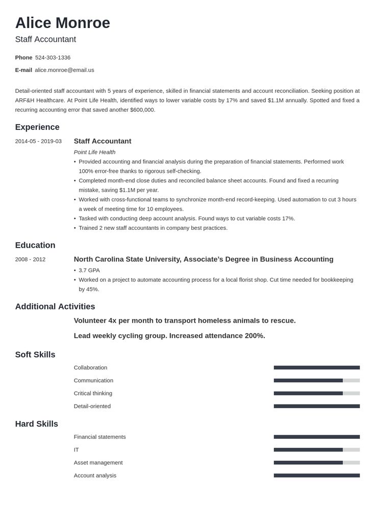 Staff Tax Accountant Resume Examples Resume Staff Tax Accountant Resume Examples Resume