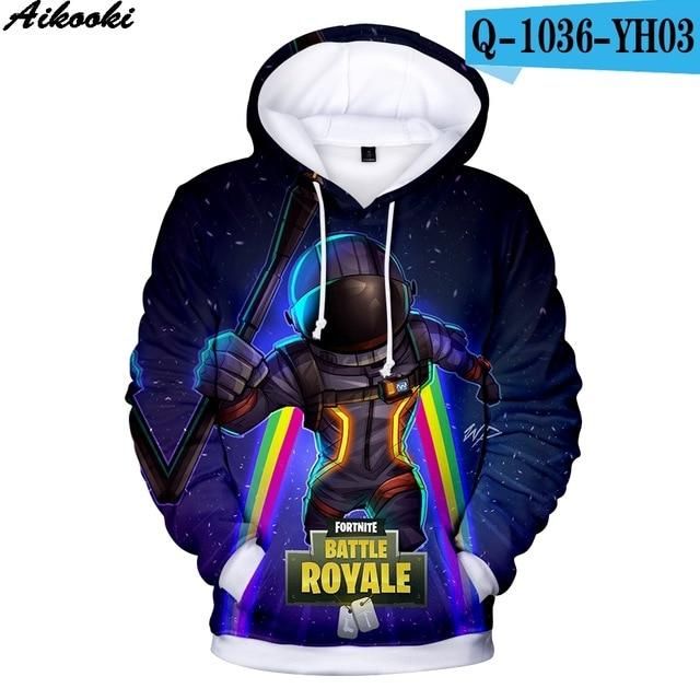 Epic Games Fortnite Hoodies Youth Christmas Pullover Hooded Children Sweatshirts for Boys Girls Kids