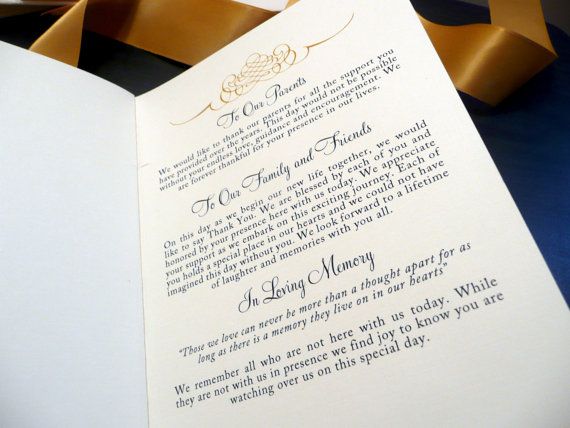 catholic wedding ceremony program